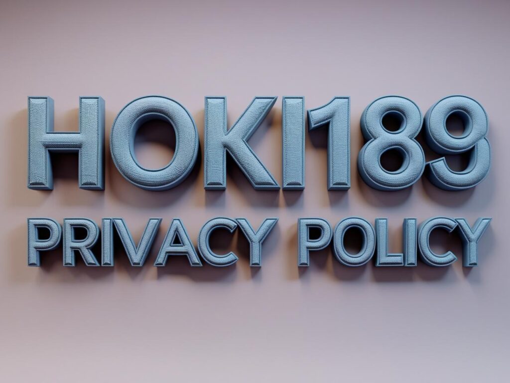 Hoki189 Privacy Policy